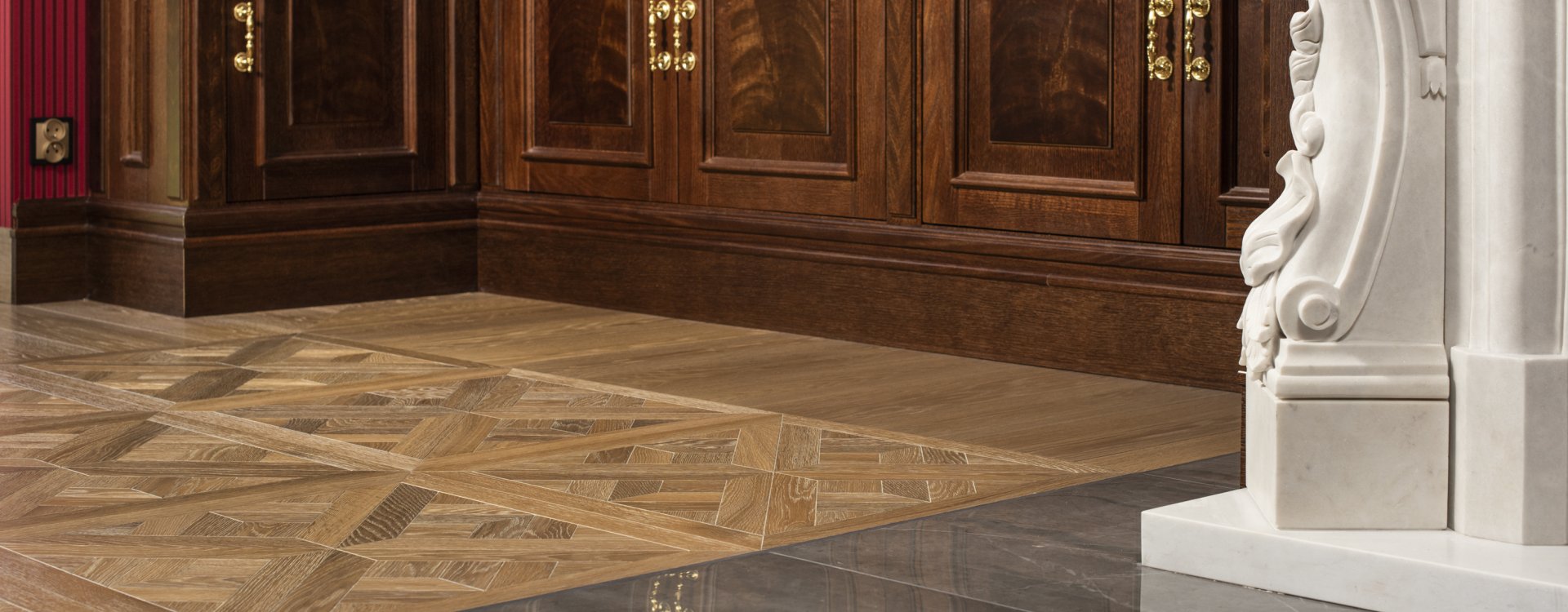 Parkiet Hajnówka: Dąb Coconut 'ST' - kasetony + deska