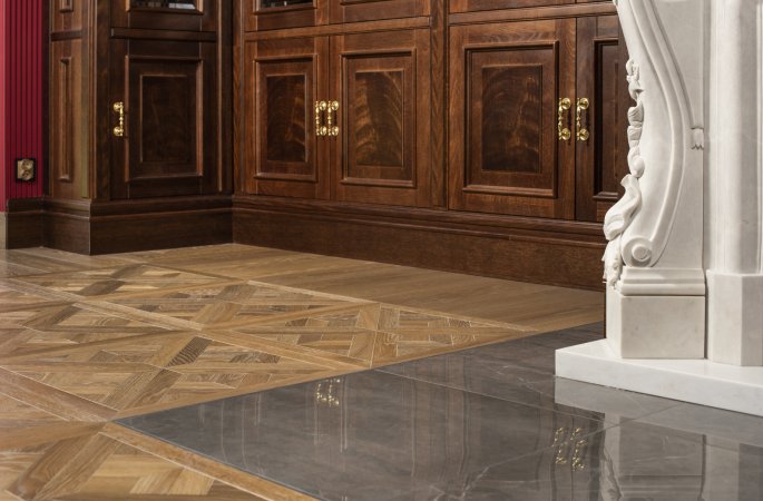 Parkiet Hajnówka: Dąb Coconut 'ST' - kasetony + deska