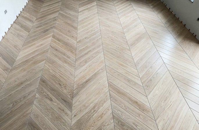 Parkiet Hajnówka: Dąb barwiony indywidualnie