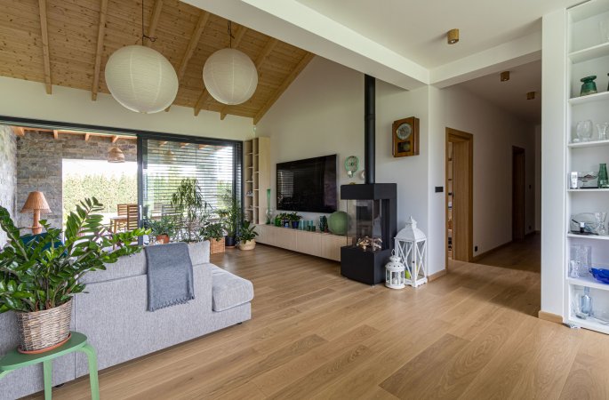 Parkiet Hajnówka: Dąb Ramia 'ST' - deska klasyczna