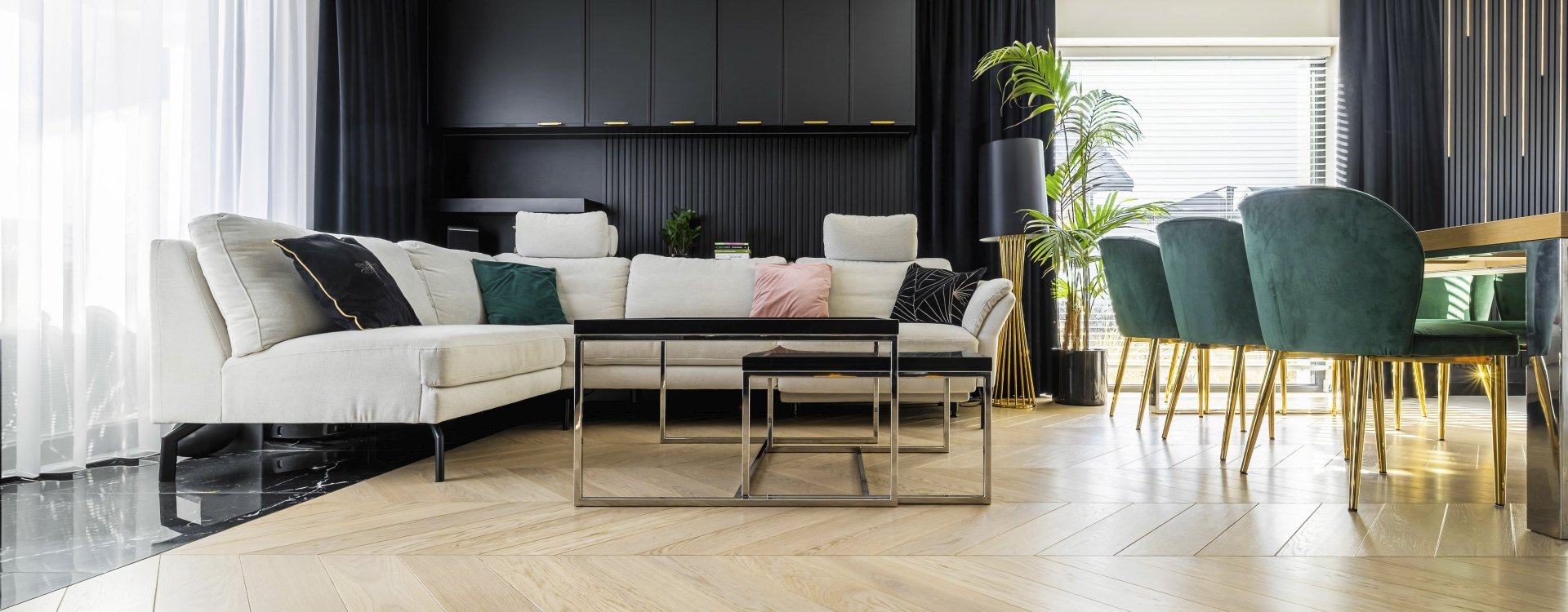 Parkiet Hajnówka: Dąb Milled 'N' - jodła francuska