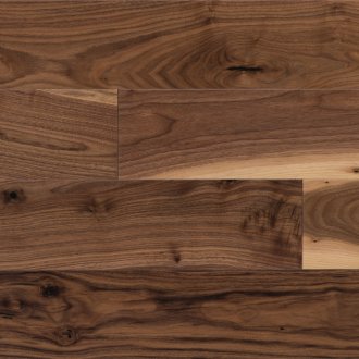 Orzech Amerykański kl. Charakter - deska podłogowa orzechowa, lakierowana